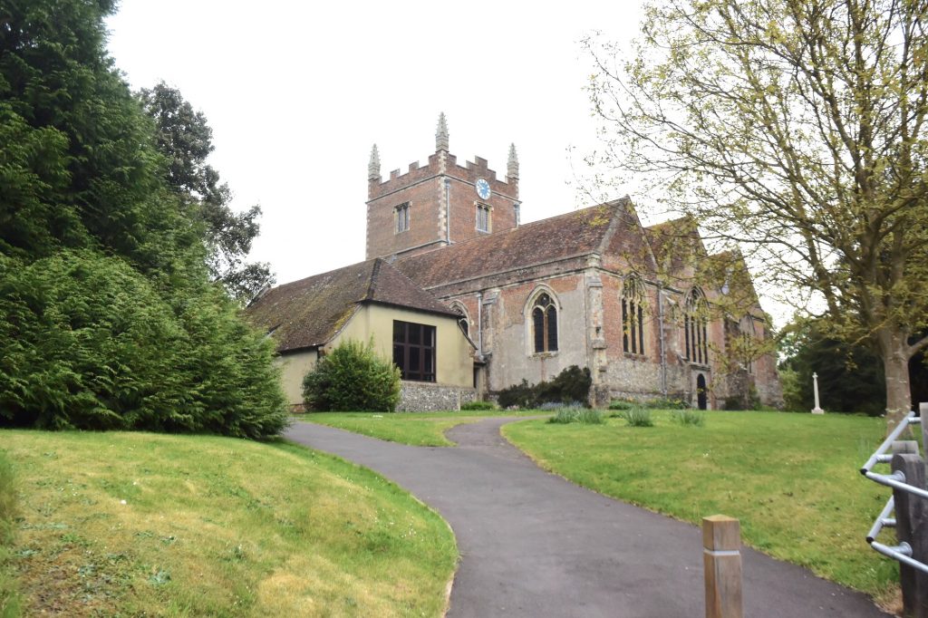 St Mary's church, Old Basing, Hampshire Was the Battle of Basing between the Saxons and the Vikings fought near here?